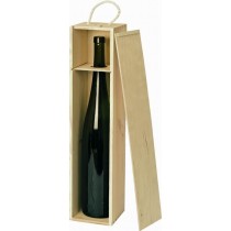Holzkiste natur für 1,5 L Magnumflasche (Wein)
