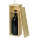 Holzkiste natur für 1,5 L Magnumflasche (Bordeaux, Sekt oder Champagner)