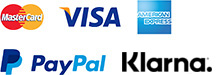 Zahlungsarten: Master Card, VISA, American Express, PayPal, SOFORT Überweisung